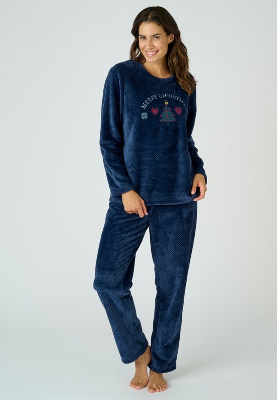 Damart Pyjama peluche tricoté texturé Thermolactyl Femme