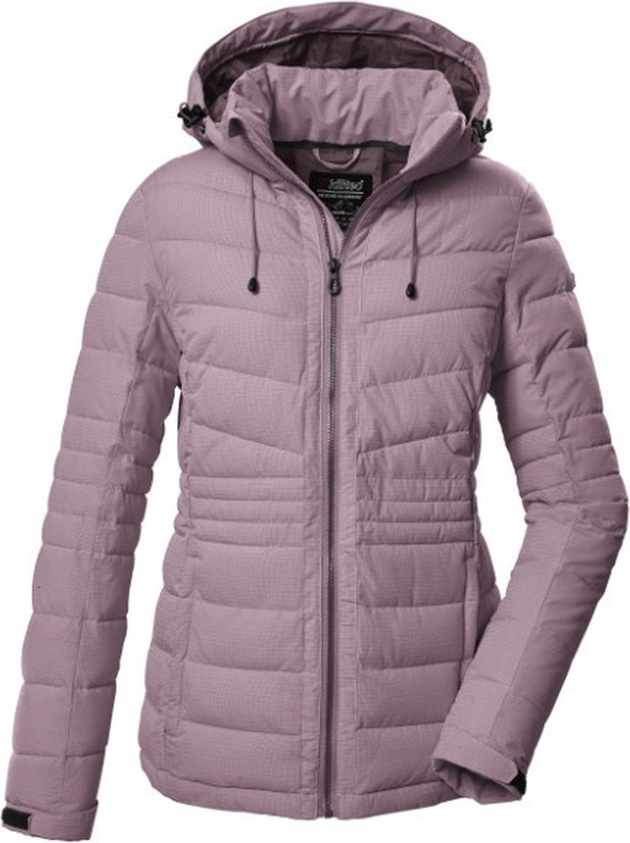 Killtec KOW 10 Quilted Winterjas - Dames gevoerde jas - Light Mallow