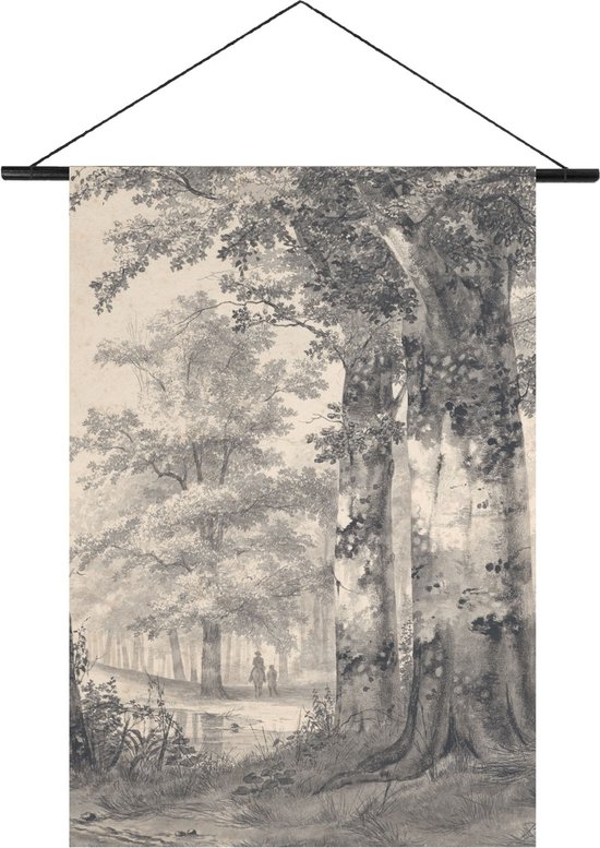 Art for the Home XL Wandkleed Bosrit 150x100cm