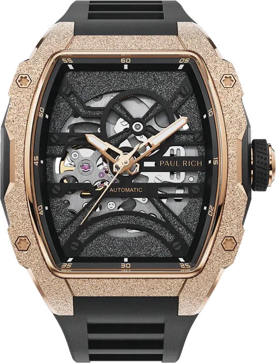 Paul Rich Astro Skeleton Eclipse Gold FAS23 automatisch horloge 42.5 mm