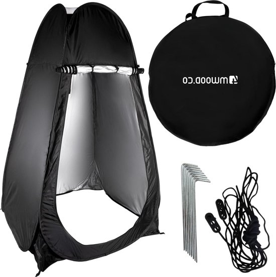 Outsunny Pop-up Toilettenzelt 120 cm x 120 cm x 190 cm