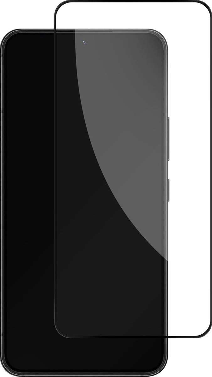 Gehard glas Geschikt voor Samsung Galaxy S22 bestendig 9H hardheid Anti-explosie zwarte omtrek