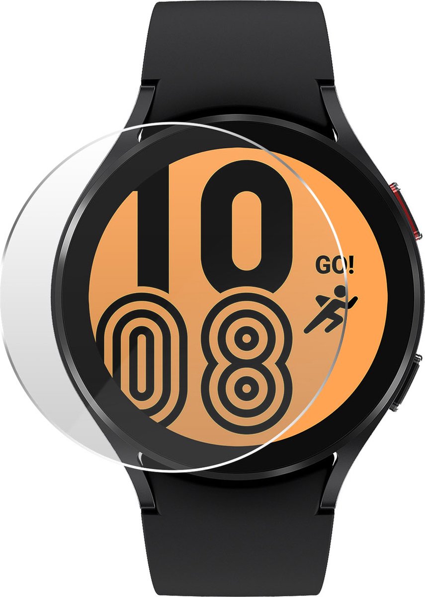 Gehard Glas Geschikt voor Samsung Galaxy Watch 4 44mm 9H Anti-vlekken transparant