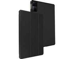 Avizar Hoesje Geschikt voor Xiaomi Redmi Pad 10.6 met Magnetische Sluiting, Standfunctie en Toetsenbord, Zwart