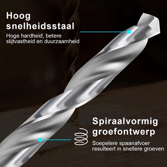 Boor 2.3mm - Geschikt voor Multitool - 5 stuks