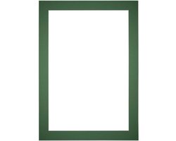Passe-Partout Fotomaat 40x60 cm - Lijstmaat 50x70 cm - Groen