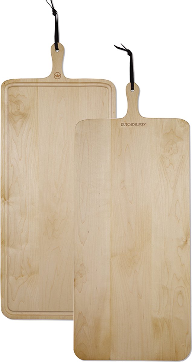 Dutchdeluxes - Barbecue - Maple hout - Serveerplank - Snijplank - Bruin