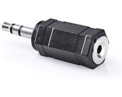 2,5mm (v) - 3,5mm Stereo Jack (m) Adapter - Zwart