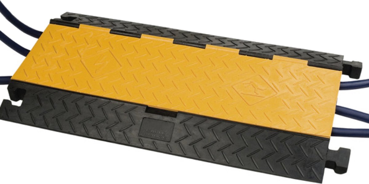 Showgear Kabelbrug - 5-kanaals - 45,5 cm breed - 0,8 meter - Zwart-Geel