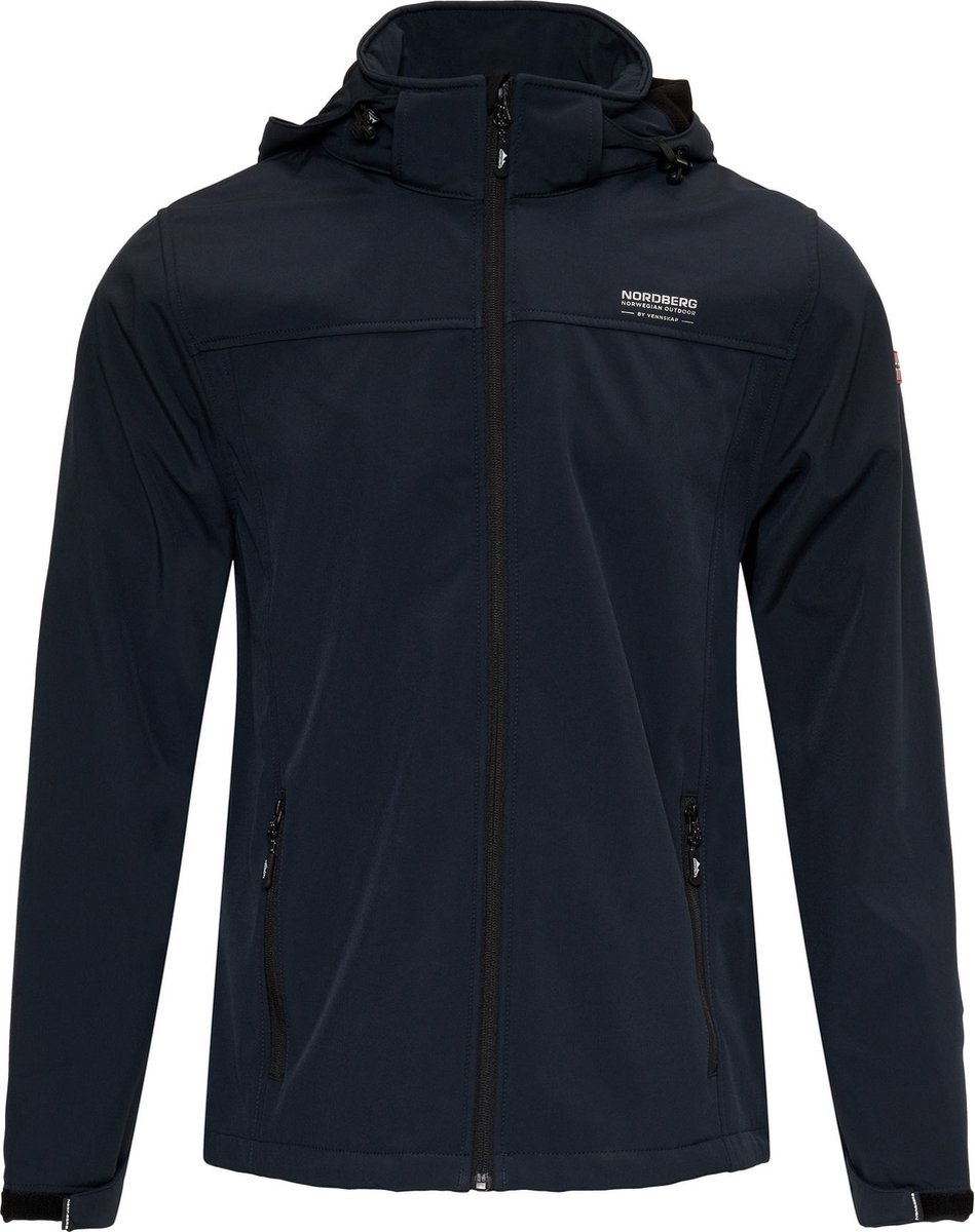 Nordberg Eldgrim - Softshell Outdoor Zomerjas Heren - Navy - Maat XL