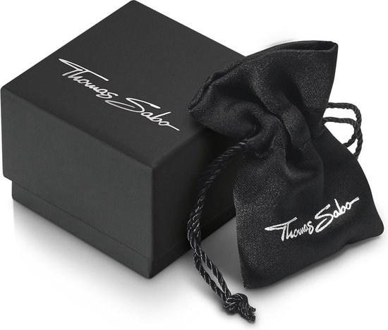 Bracciale Rigido Thomas Sabo Charm Club – Argento 925 Con Zirconi – Lunghezza 17,5 Cm, Donna