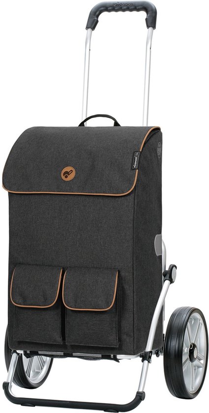 Andersen SHOPPER MANUFAKTUR Chariot de courses Royal Shopper Ipek M.a Black Gris foncé