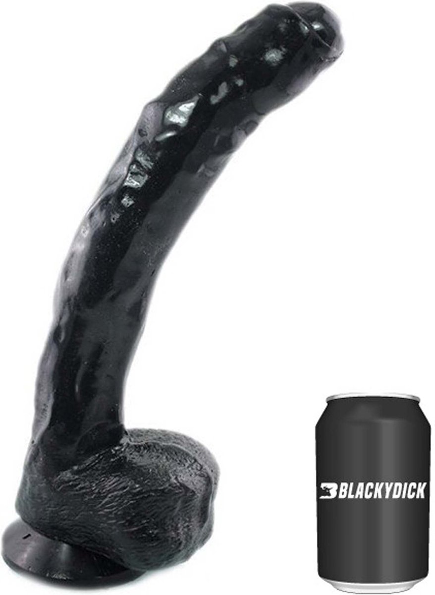Gangbangster - Dildo - Powell - 26 x 5 cm - PVC - Zwart