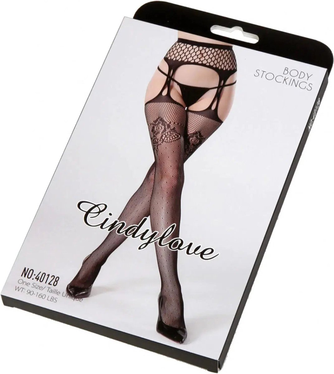 Goedkoopste Cindylove - Jarretelkousen - No. 40128 - One Size - Zwart
