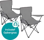 Bol.com EASTWALL Opvouwbare Kampeerstoel – 2 Stuks – Visstoel – Multifunctionele vouwstoel – Campingstoel met bekerhouder – Tuin... aanbieding