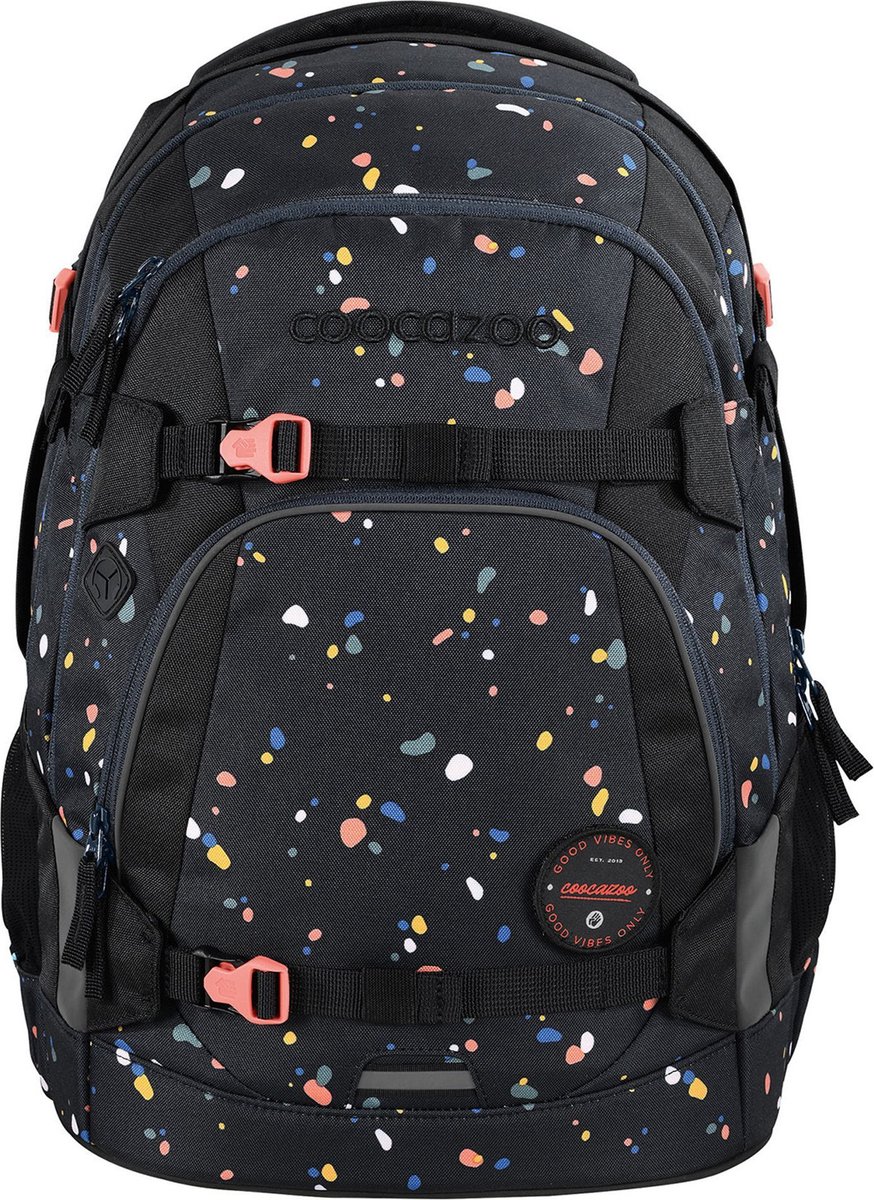 Coocazoo rugzak - PORTER - Sprinkled Candy - zwart - 30 + 5 liter - CC-211338