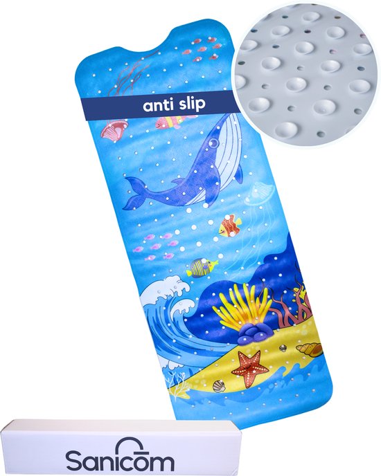 Badmat Antislip Kinderen - Douchemat - Antislipmat Bad - Antislipmat Douche - Schimmelbestendig - Met Zuignappen - Wasbaar