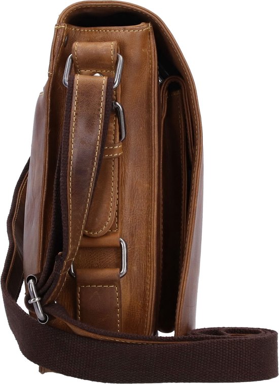 Greenburry Vintage Café Racer Messenger Cuir 33 cm