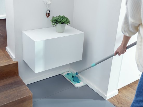 Leifheit Power Clean vloerwisser M - compleet systeem - incl. steel (140cm) - 33 cm wisbreedte - micro duo