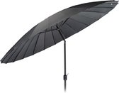 Bol.com MaxxGarden Shanghai Parasol - Luxe tuin en balkon parasol - 270 cm - Zwart aanbieding