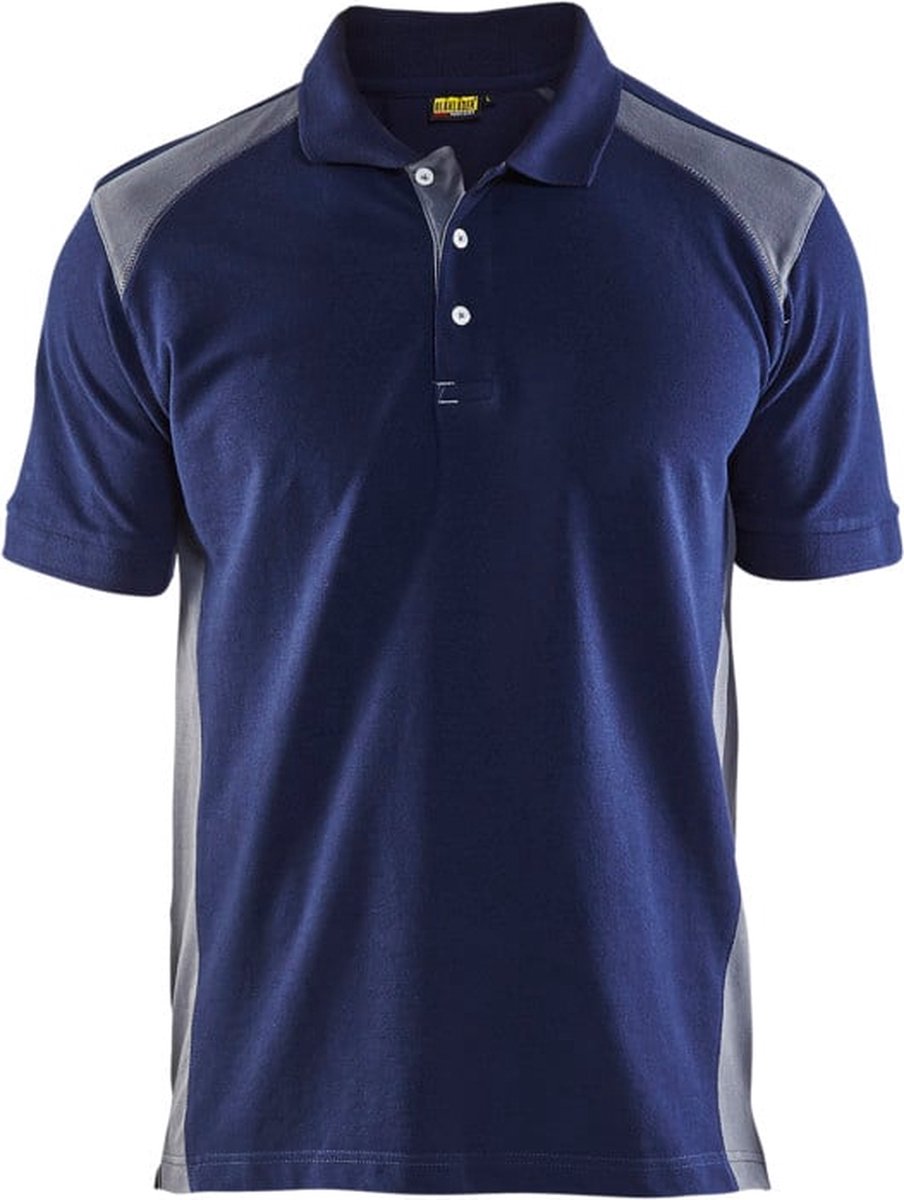 Blaklader Poloshirt piqué 3324-1050 - Zwart/Donkergrijs - L
