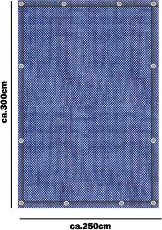 Camp Active Ondergrondzeil - Afdekzeil Camping 2,5x3m - Zeil voor Kamperen - Grondzeil met Ogen - Tenttapijt - Gronddoek voor Kampeertent van Camp Active — afbeelding 2