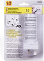 Benson Universele wereldstekker set - internationaal - 4 adapters - compact - 5 × 5 × 13.5 cm