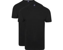 Alan Red Derby O-Hals T-Shirt Black (2Pack) - Maat L - Heren - Basic T-shirts