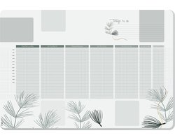Sigel bureau onderlegger weekplanner A2 Nature met to do list ongedateerd