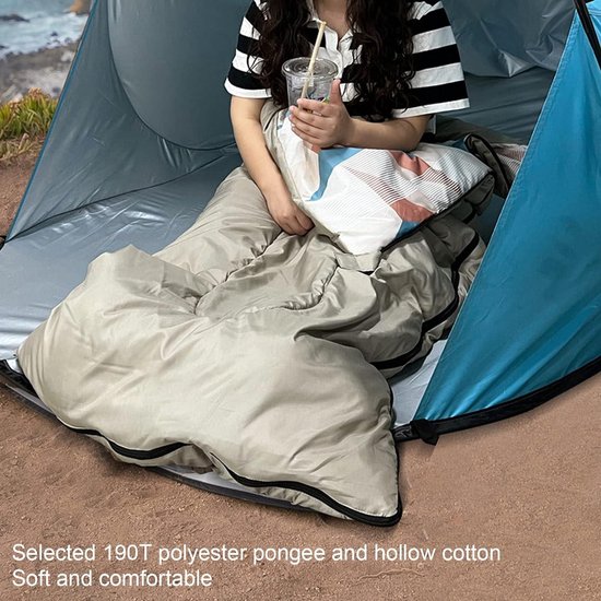 Waterdichte Lichtgewicht Slaapzakken - Voor Volwassenen En Kinderen - Kamperen Wandelen Backpacken sleeping bag camo van Active Era — afbeelding 3