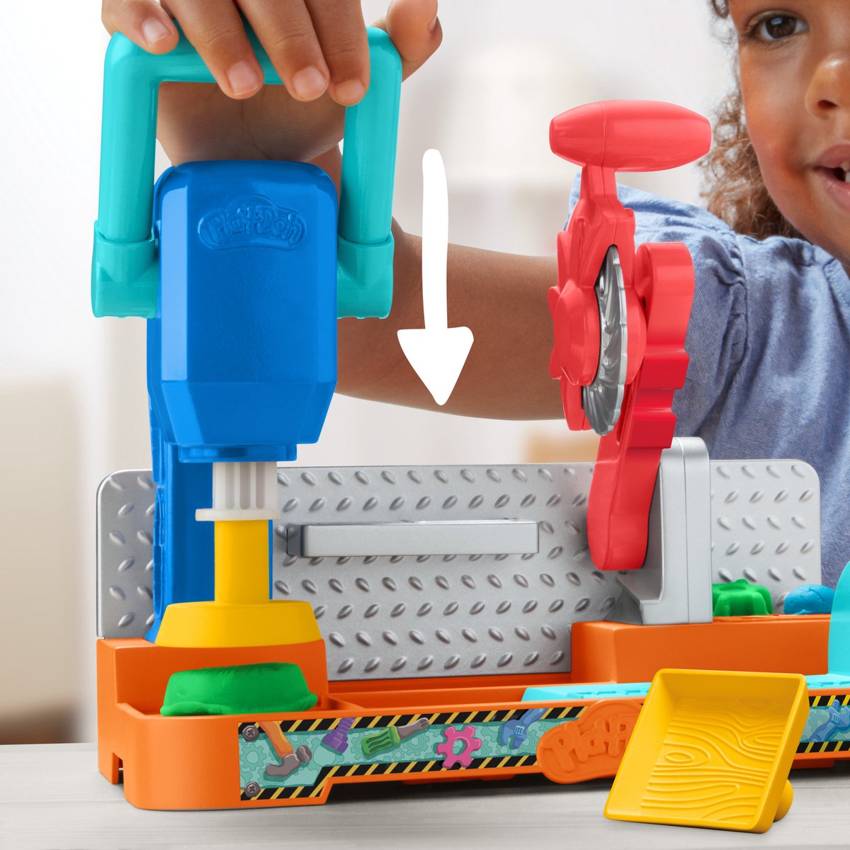 Play-Doh Stempelen en Zagen Speelset - Boetseerklei - Kindergereedschap — afbeelding 5