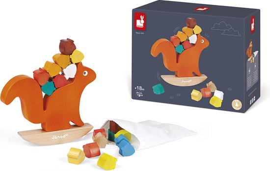 Janod Stapeltuimelaar Nutty de Eekhoorn