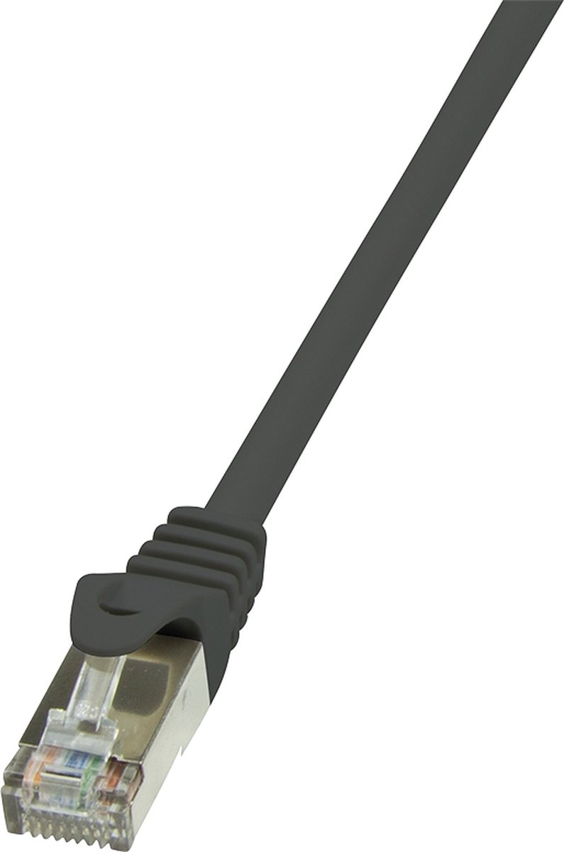LogiLink 7.5m, Cat6 netwerkkabel Zwart 7,4 m F/UTP (FTP)
