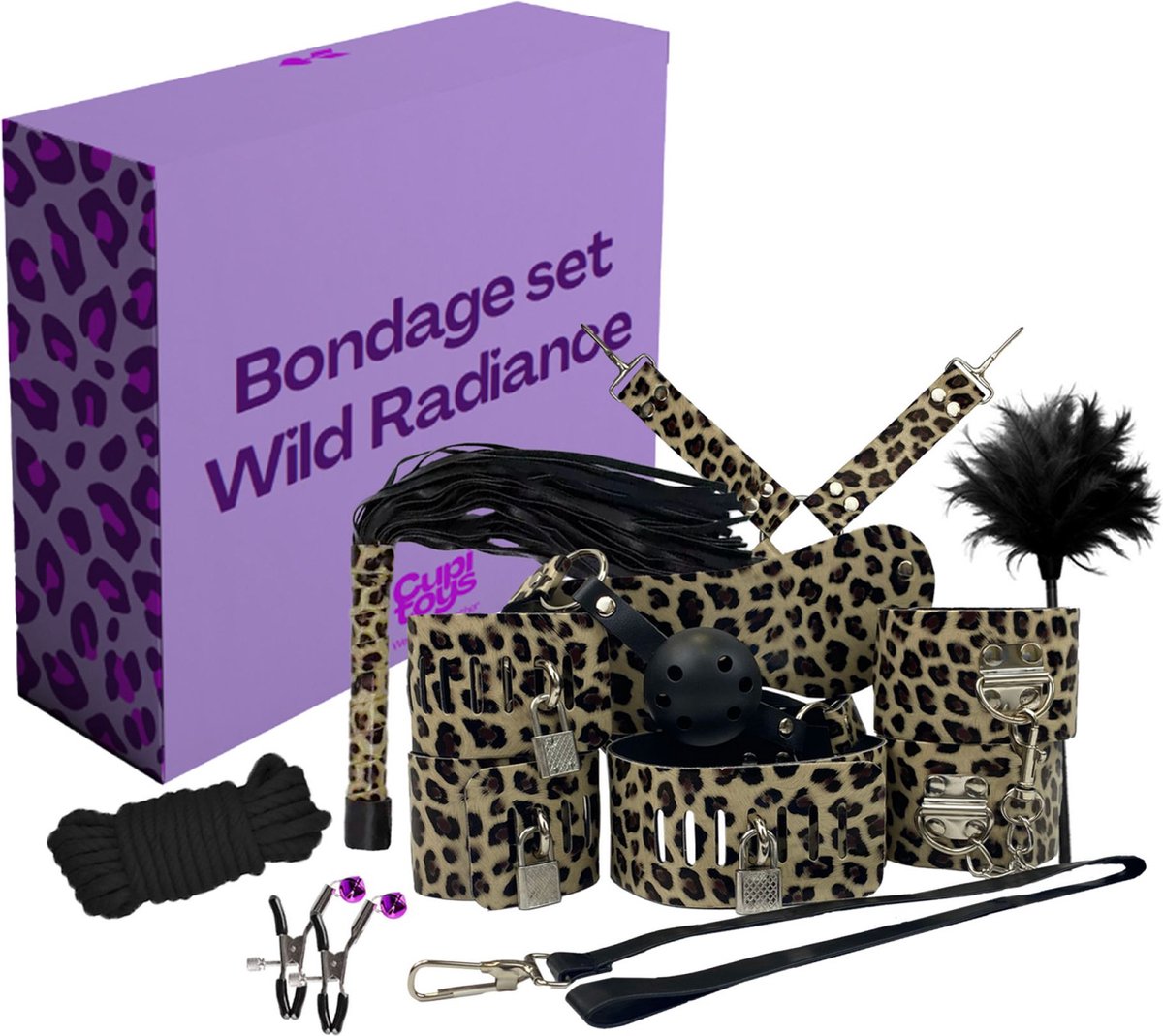Goedkoopste Cupitoys® Bondage set - Wild Radiance - 10-delig