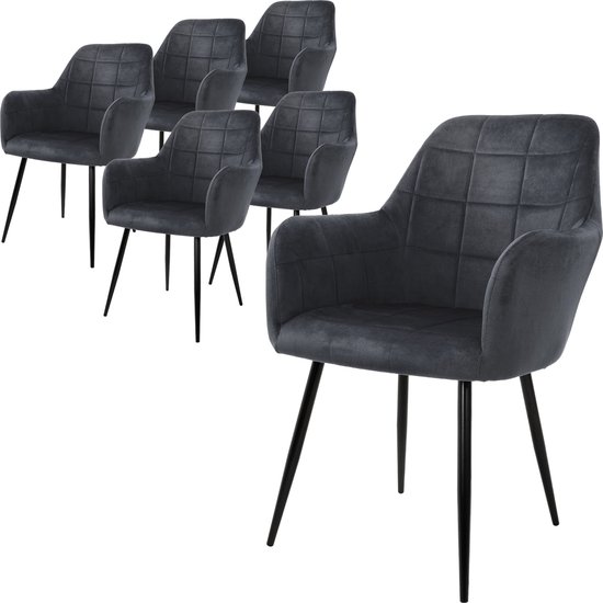Set de 6 chaises de salle à manger Enna | DPE Allemagne