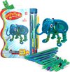 Spaghetteez - Ele-Flex - Flexibele Bouwstaafjes - Speelgoed 5,6,7,8 Jaar Jongens en Meisjes- Constructie Speelgoed- Montessori Speelgoed- Educatief Speelgoed