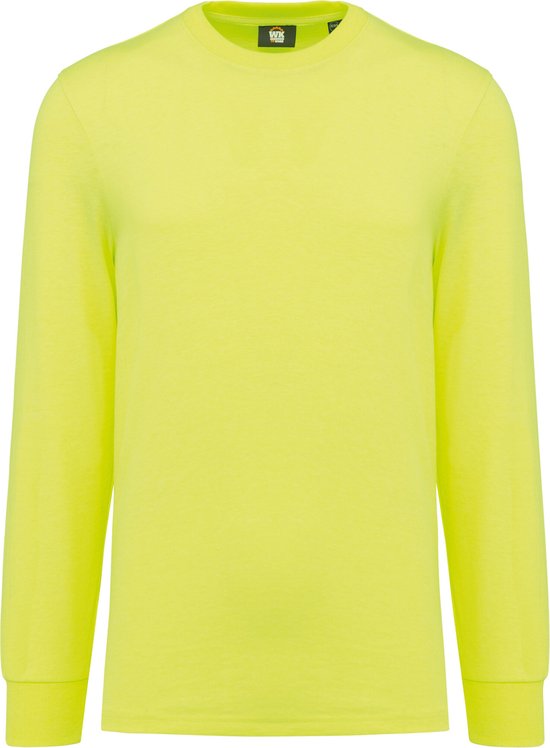 Coupe du monde. T-shirt unisexe à manches longues, respectueux de l'environnement, conçu pour Work (WK303) - Yellow fluo - XXS