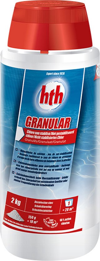 HTH Chloor Granulaat / Chloorshock 2.0kg