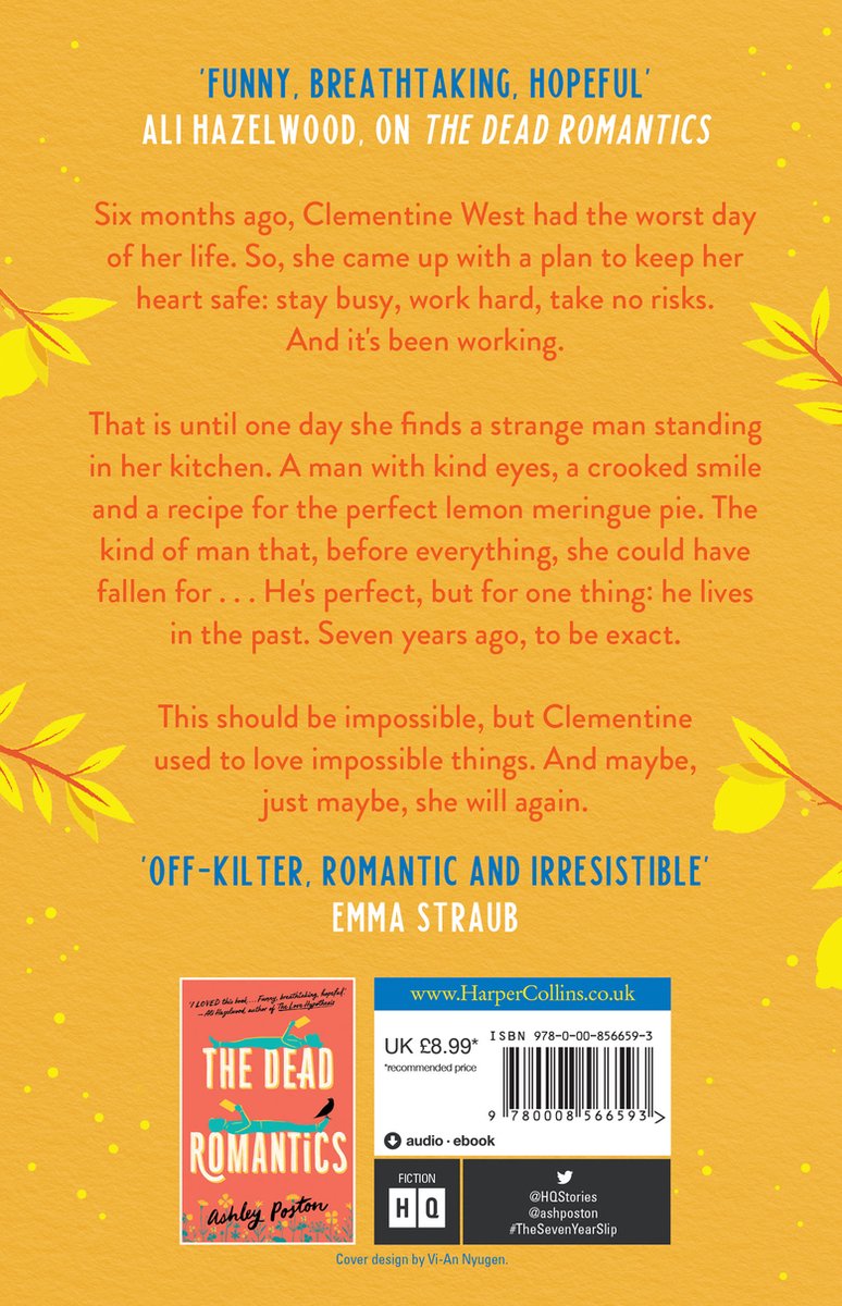 The Seven Year Slip - back cover