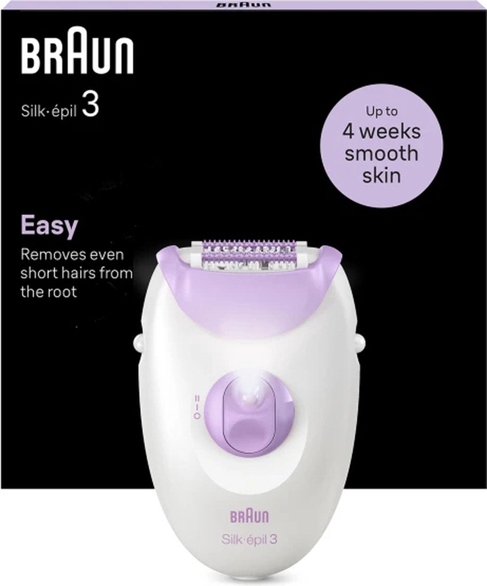 Braun Se3-000 Silk épil - LED onthaarder, 2 snelheden thumbnail 4