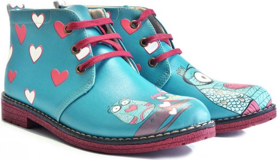 GOBY - Hiboux - Bottes pour femmes - Baskets pour femmes - Bottes femmes - Haute qualité - Fait main - Taille 42