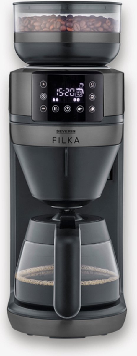 Filterkoffievolautomaat FILKA Dark Inox
