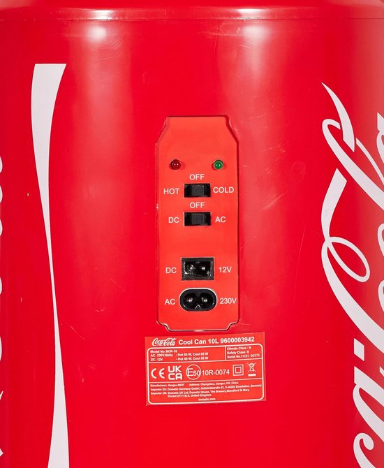 Mini Koelkast 95 L - COCA-COLA Design - 12 V/230 V - Cool Can 10 - AC/DC - Compact — afbeelding 5