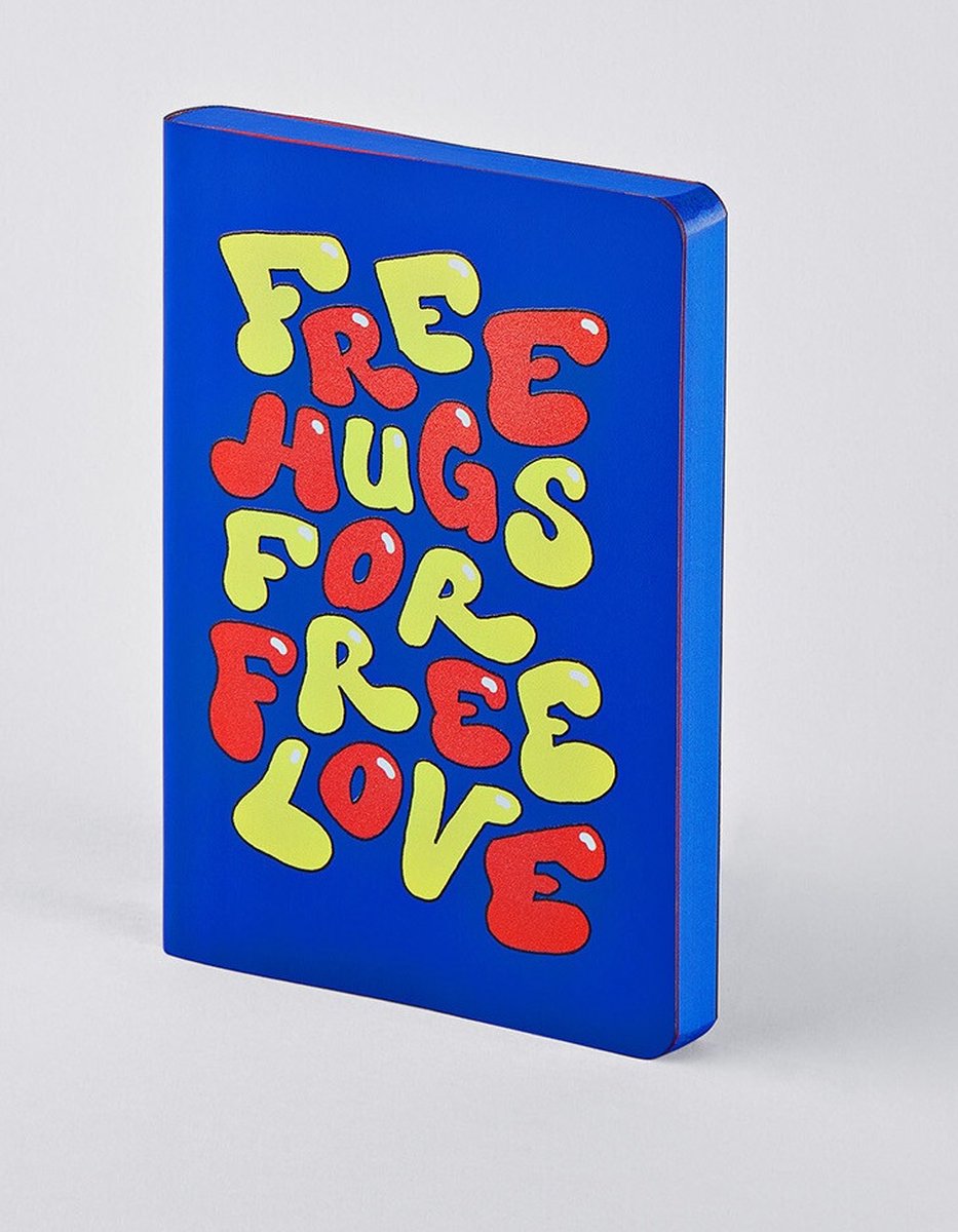 Nuun notitieboek S (A6) - Free Hugs by Paul Müller