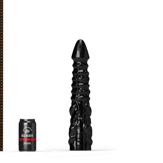 Foto: All black stero d allez dildo 34 x 7 cm zwart