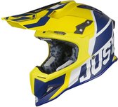 JUST1 Helmet J12 Unit Blue-Yellow 56-S