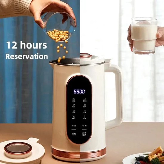 Máquina automática de leche de nueces de 42oz, fabricante de leche de soja multi Máquina automática de leche de nueces de 42oz, fabricante de leche de soja multi