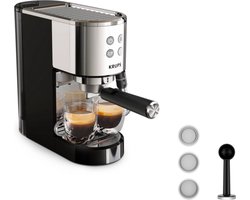15 bar RVS/zwart espressomachine - krups - XP444C10