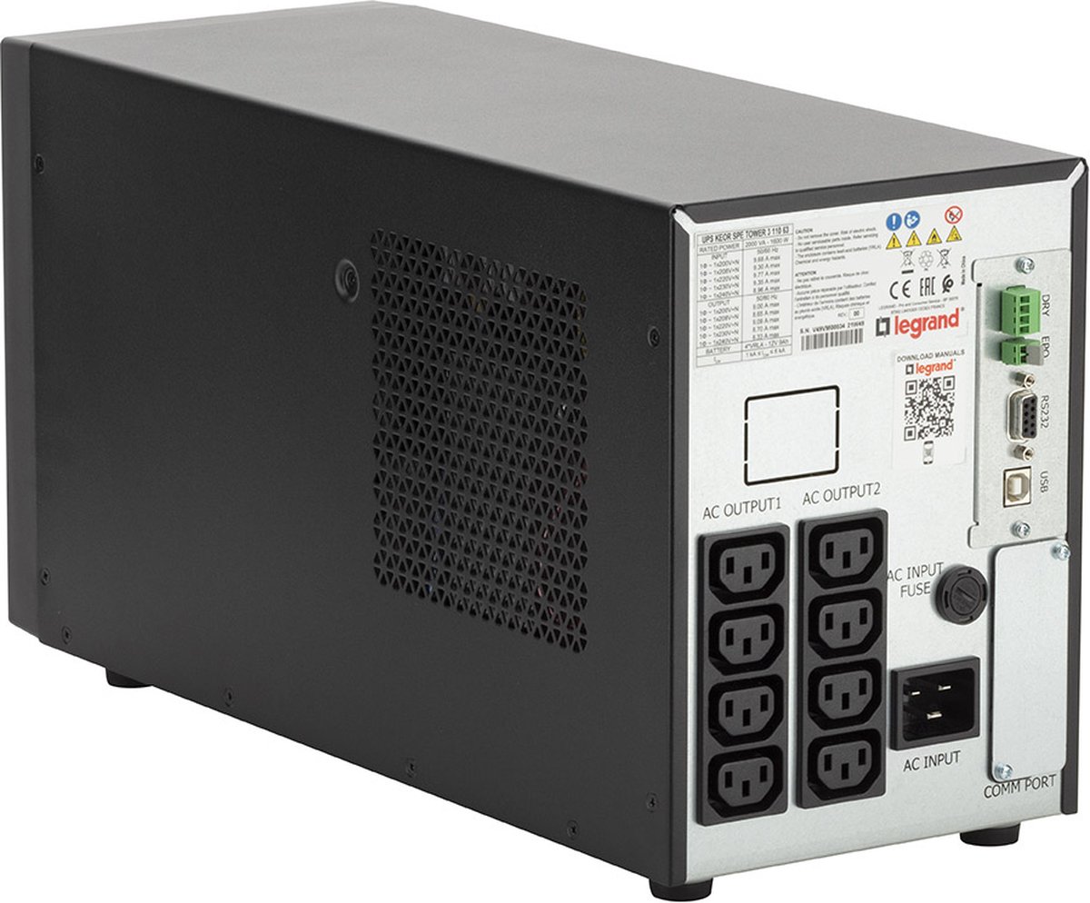 Legrand Keor ASI SPE tower 2KVA UPS Line-interactive 1600 W 8 AC-uitgang(en)