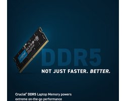 Crucial CT8G56C46S5 geheugenmodule 8 GB 1 x 8 GB DDR5 262-pin SO-DIMM ECC
